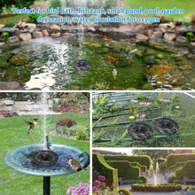 Fast Fountain by Pocket Hose - Solar-Powered - Instantly Adds a Water Feature Virtually Anywhere - 5 Spray Modes - No Installation or Batteries Required - Great for Bird Baths, Pools, Pond & More (1 Pc)