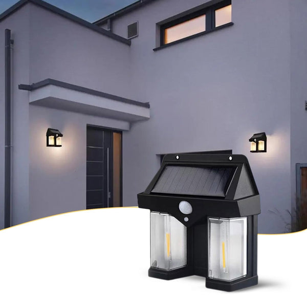 Outdoor Solar Wall Lamp Waterproof High Quality Induction Garden Night Lamp 1 Pc